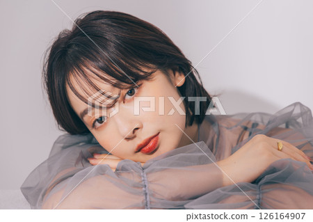 Young woman with make-up Young woman with make-up 126164907