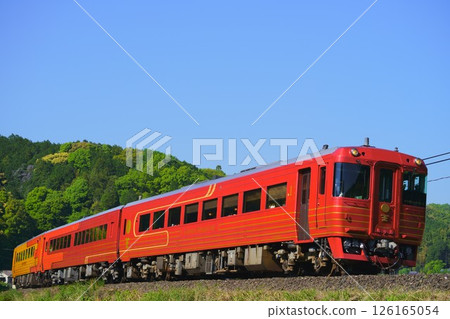 Tourist train heading to Yawatahama Iyonada Story Tourist train heading to Yawatahama Iyonada Story 126165054