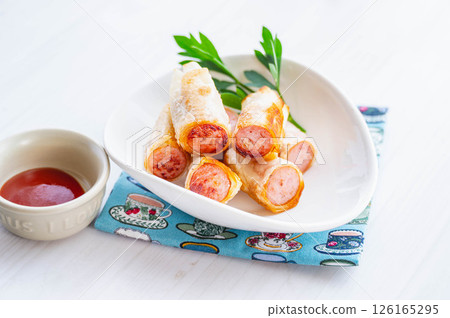脆皮香腸,原味 脆皮香腸,原味 126165295