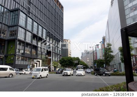 Scenery of Tenjin (Watanabe-dori) in Chuo Ward, Fukuoka City 126165419