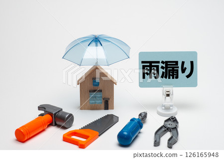 因漏水而進行屋頂維修的圖片 因漏水而進行屋頂維修的圖片 126165948