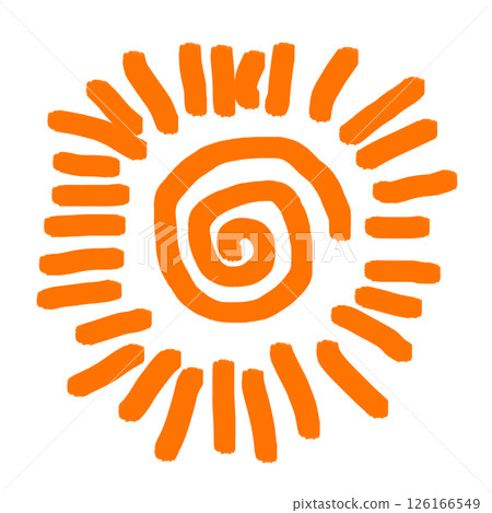 Sun illustration material (JPEG/PNG) Sun illustration material (JPEG/PNG) 126166549
