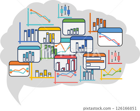Data analysis illustration Data analysis illustration 126166851