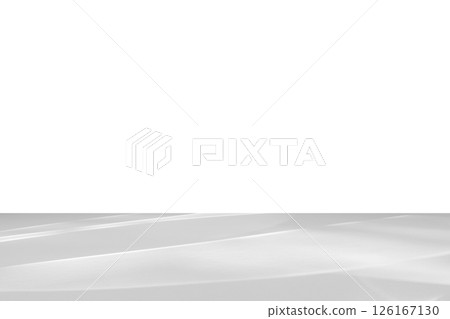 Empty white table top with shadow isolated on white background for montage product display 126167130