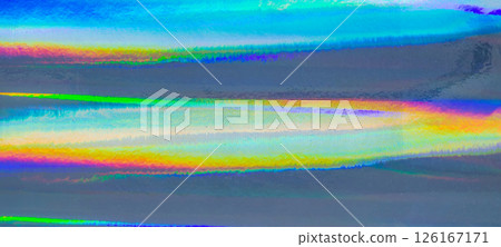 Holographic rainbow foil iridescent texture abstract hologram panoramic background Holographic rainbow foil iridescent texture abstract hologram panoramic background 126167171