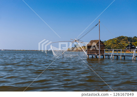 Lake Togo _ four hand net Lake Togo _ four hand net 126167849