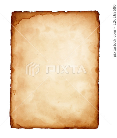 old paper on white background 126168680