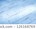 Close up of an electrocardiogram 126168769