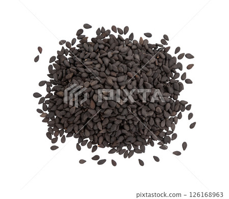 black sesame isolated 126168963