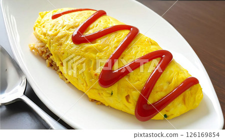 Fluffy omelet rice Fluffy omelet rice 126169854