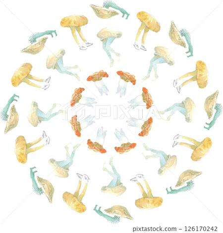 蘑菇矮人圖形圖案 12 126170242