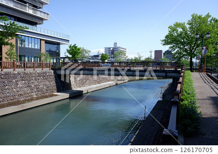 岐阜縣大垣市水門川西外橋 岐阜縣大垣市水門川西外橋 126170705