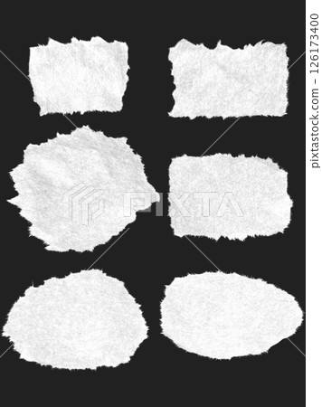 白色氣泡、撕紙氣泡、撕紙圖示、撕紙氣泡 126173400