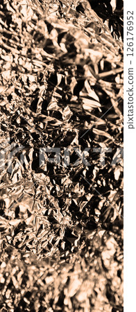 Metallic golden Surface with Industrial Pattern.Vertical real picture Metallic golden Surface with Industrial Pattern.Vertical real picture 126176952