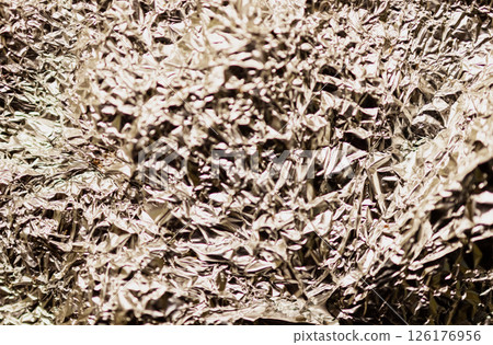 Metallic golden Surface with Industrial Pattern.Horizontal real picture 126176956