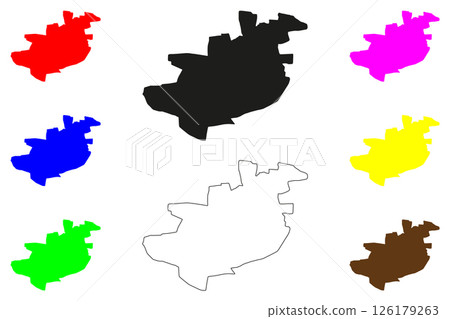 Gadag-Betageri city (Republic of India, State of Karnataka) map vector illustration, scribble sketch Gadag Betageri map Gadag-Betageri city (Republic of India, State of Karnataka) map vector illustration, scribble sketch Gadag Betageri map 126179263