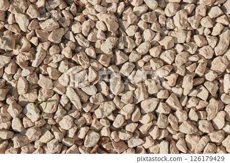Stones of gravel path Stones of gravel path 126179429