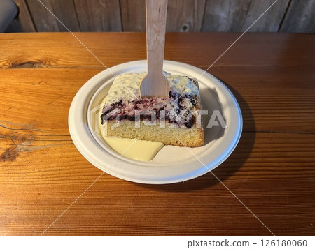 Blueberry cake in Helsinki, Finland 126180060