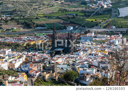 View from Mirador De Arucas on Gran Canaria, Canary Islands View from Mirador De Arucas on Gran Canaria, Canary Islands 126180103