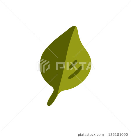 Minimal Green Leaf Icon Design 126181090