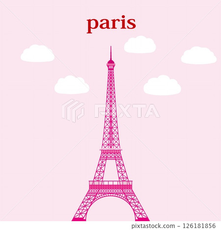 艾菲爾鐵塔之旅艾菲爾巴黎法國粉紅 艾菲爾鐵塔之旅艾菲爾巴黎法國粉紅 126181856