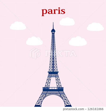 Eiffel Tower Tour Eiffel Paris France Navy 126181866