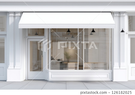 Realistic storefront mockup, local shop store glass window, small business commercial branding showcase Realistic storefront mockup, local shop store glass window, small business commercial branding showcase 126182025