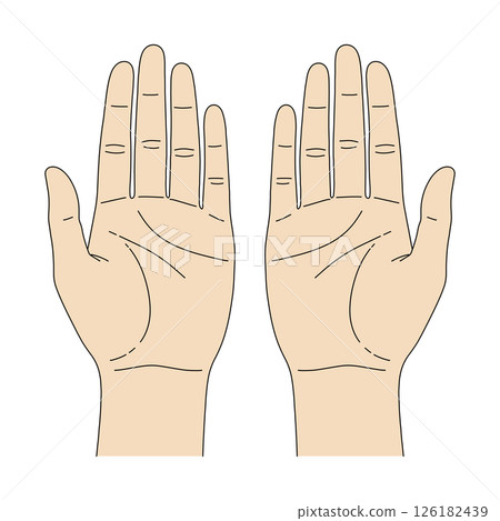 雙手手掌 126182439
