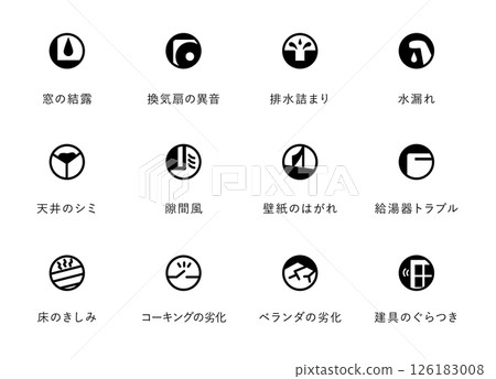 Home defect icon Home defect icon 126183008