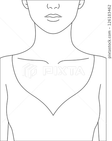 穿著開胸緊身衣的女人 穿著開胸緊身衣的女人 126183462