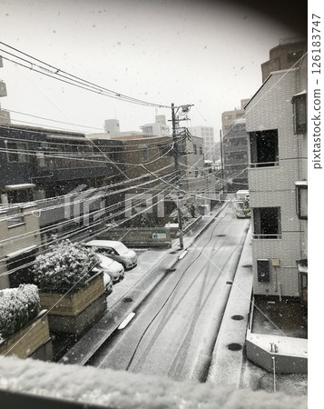 下雪天的路 126183747
