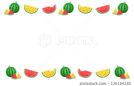美味的西瓜框架 美味的西瓜框架 126184280