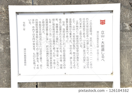 Tateyama Oiwa Signpost (Namekawa City, Toyama Prefecture) Tateyama Oiwa Signpost (Namekawa City, Toyama Prefecture) 126184382