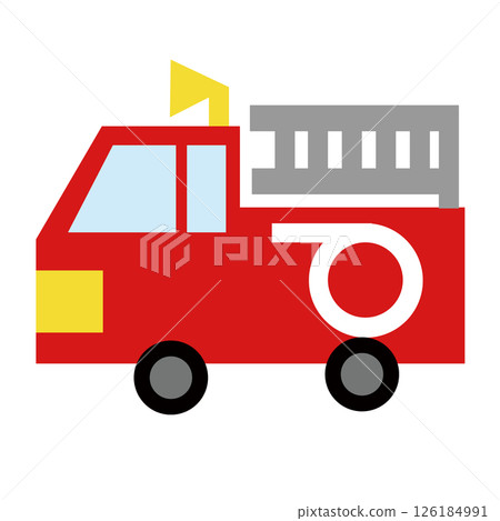 梯子消防車 126184991