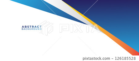 abstract orange blue background vector illustration 126185528