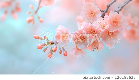 cherry blossom in spring 126185625