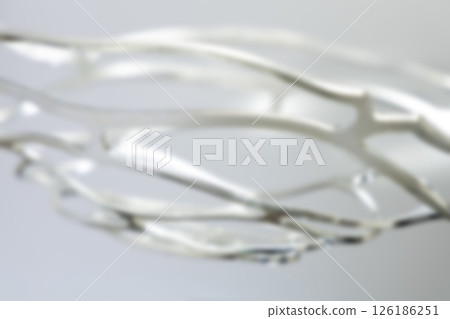 銀色背景和電線模糊圖像 126186251