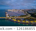 Aerial view of Auckland of New Zealand at night 126186855