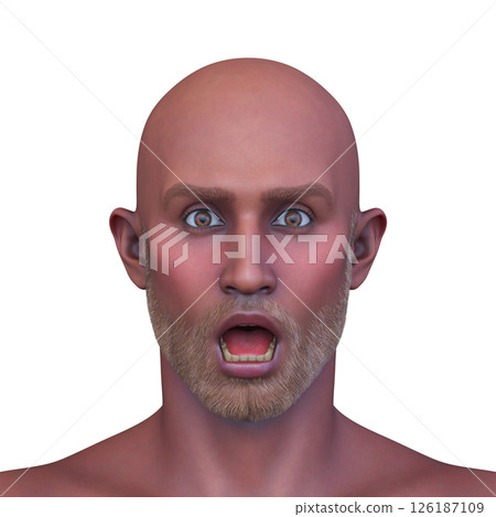 男人的臉部特寫 男人的臉部特寫 126187109