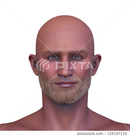 男人的臉部特寫 男人的臉部特寫 126187110