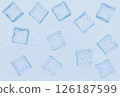 Collection of ice cubes 126187599