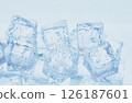 Collection of ice cubes 126187601