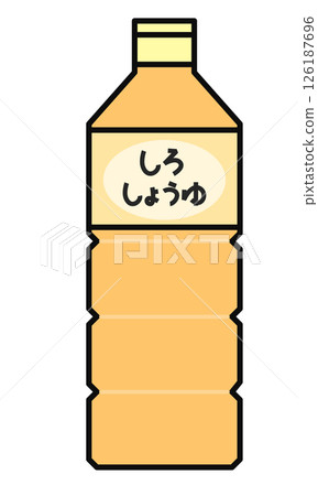 Simple illustration of white soy sauce 126187696