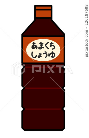 Simple illustration of sweet soy sauce Simple illustration of sweet soy sauce 126187698