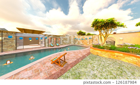 Outdoor spa Outdoor spa 126187984