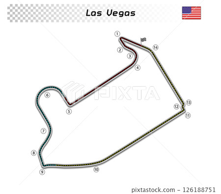 Las Vegas circuit for motorsport and autosport Las Vegas circuit for motorsport and autosport 126188751