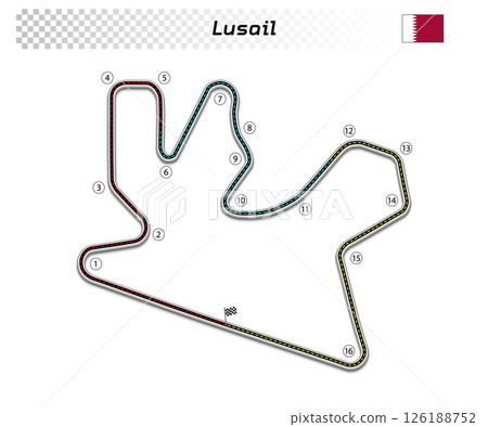 Lusail circuit for motorsport and autosport Lusail circuit for motorsport and autosport 126188752
