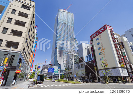 名古屋榮城市景觀 錦通伊勢町十字路口 陽光榮 地標名古屋榮 126189070