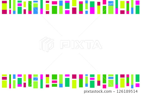 幾何圖案框架四邊形白色空間 126189514