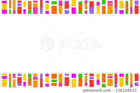 Geometric pattern frame quadrangle white space 126189533